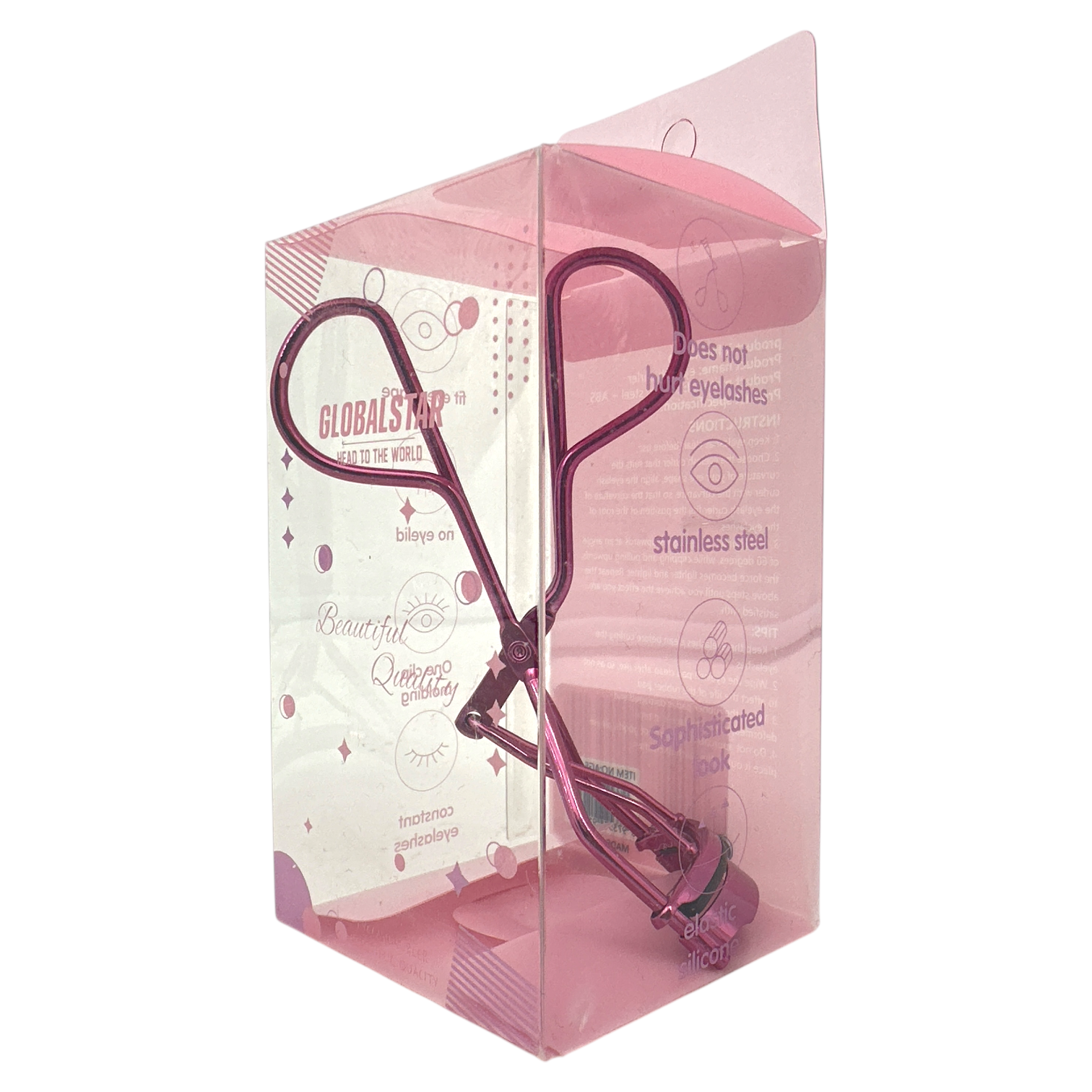GLOBALSTAR Eyelash Curler 1pc – precision lash tool for natural curl