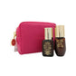 Estee Lauder Beauty Travel Set (Magenta Pouch) 3pcs