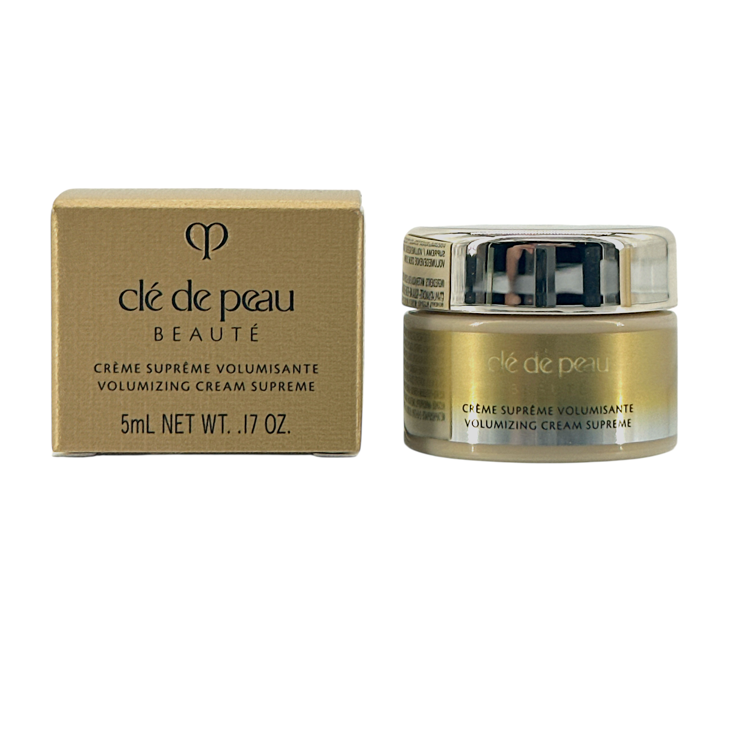 Clé de Peau La Crème The Cream – 5ml miniature jar, available at Zakura Global.