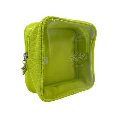 Kiehl's Cosmetic Bag(shiny yellow transparent) 1pc