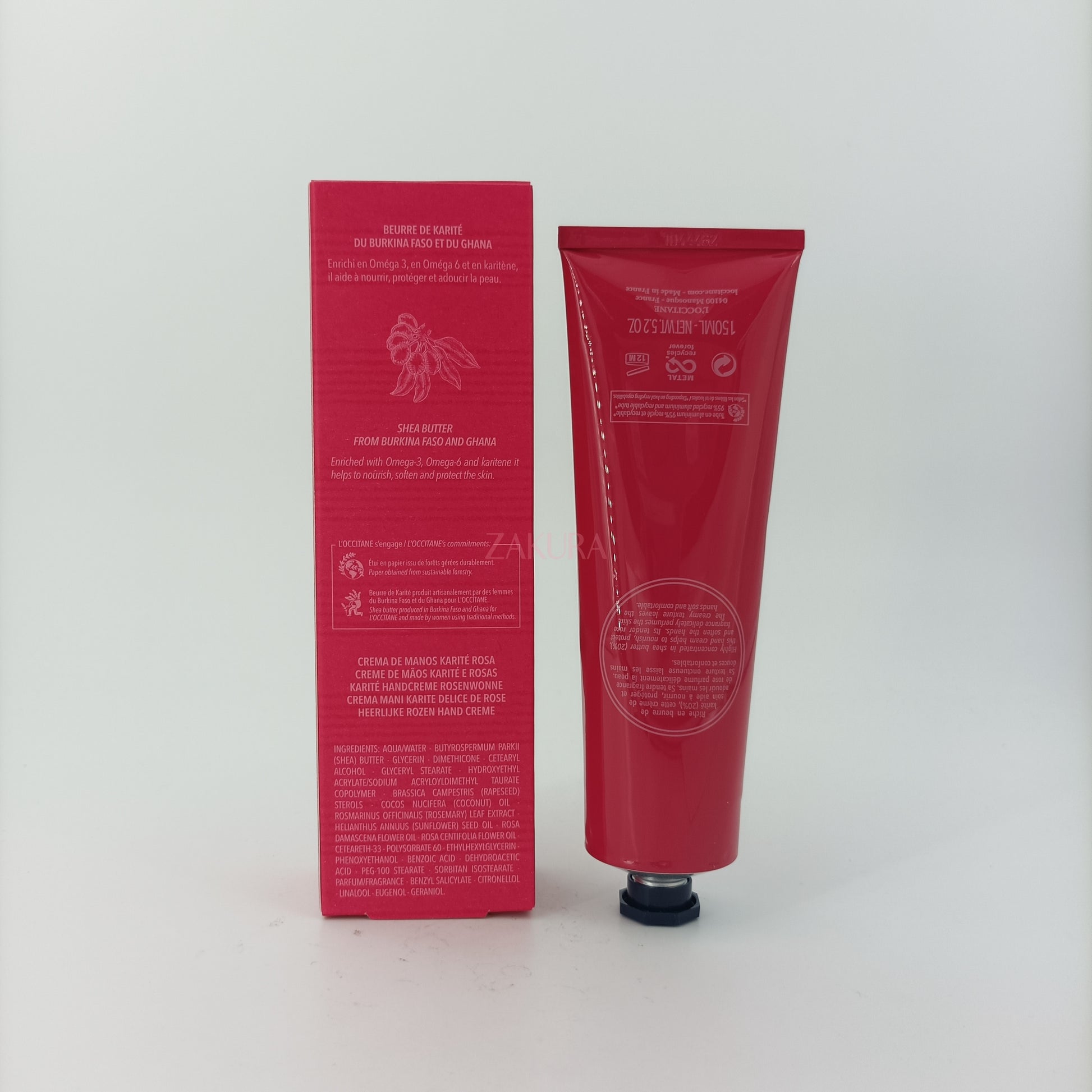 L'Occitane Hand Cream 150ml(Delightful Rose/Shea Butter) Delightful Rose