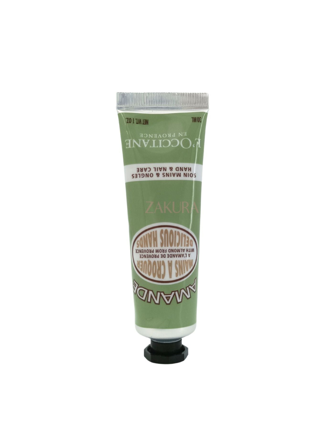 L'Occitane Hand Cream 30ml – Nourishing shea butter hand cream in a sleek silver tube, available at Zakura Global for soft, smooth hands.

