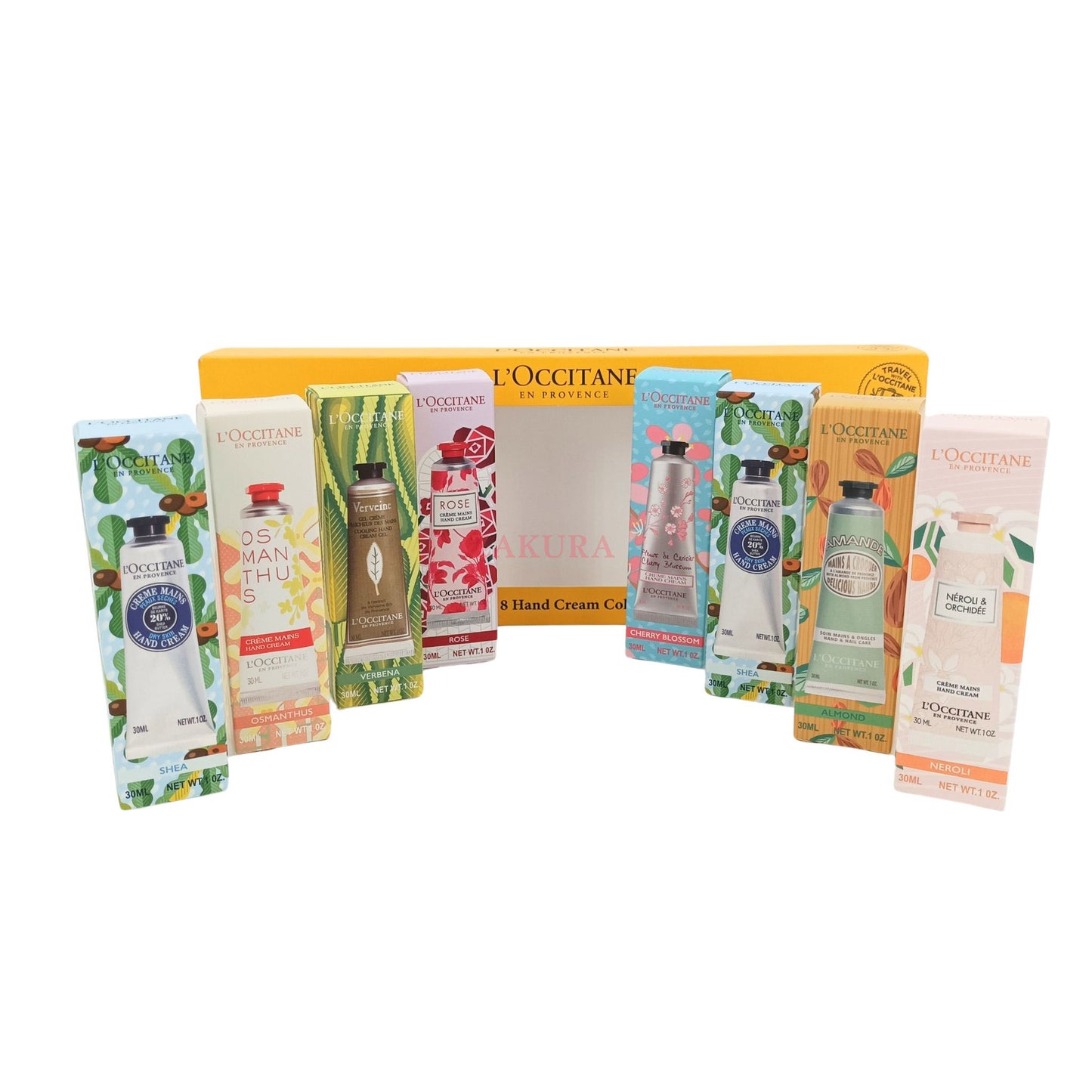 L'Occitane Lucky 8 Hand Cream Collection 8x30ml