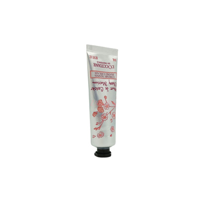 L'Occitane Hand Cream 30ml – Nourishing shea butter hand cream in a sleek silver tube, available at Zakura Global for soft, smooth hands.

