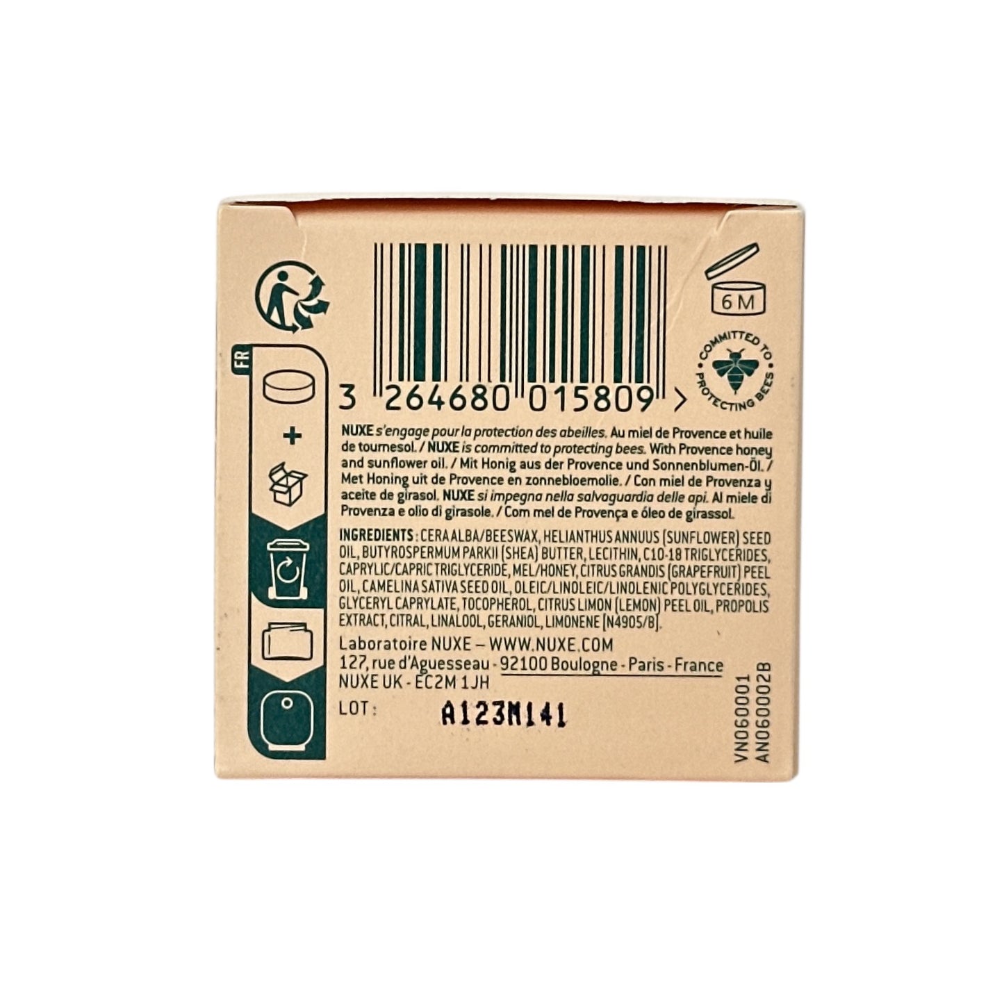 Nuxe Reve de Miel Honey Lip Balm 15g