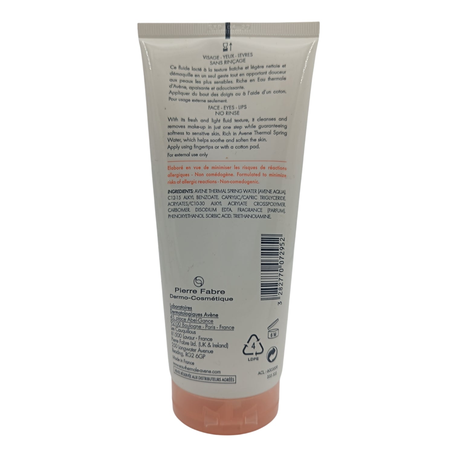 Avene Demaq 3EN1 Makeup Remover Lotion 200ml