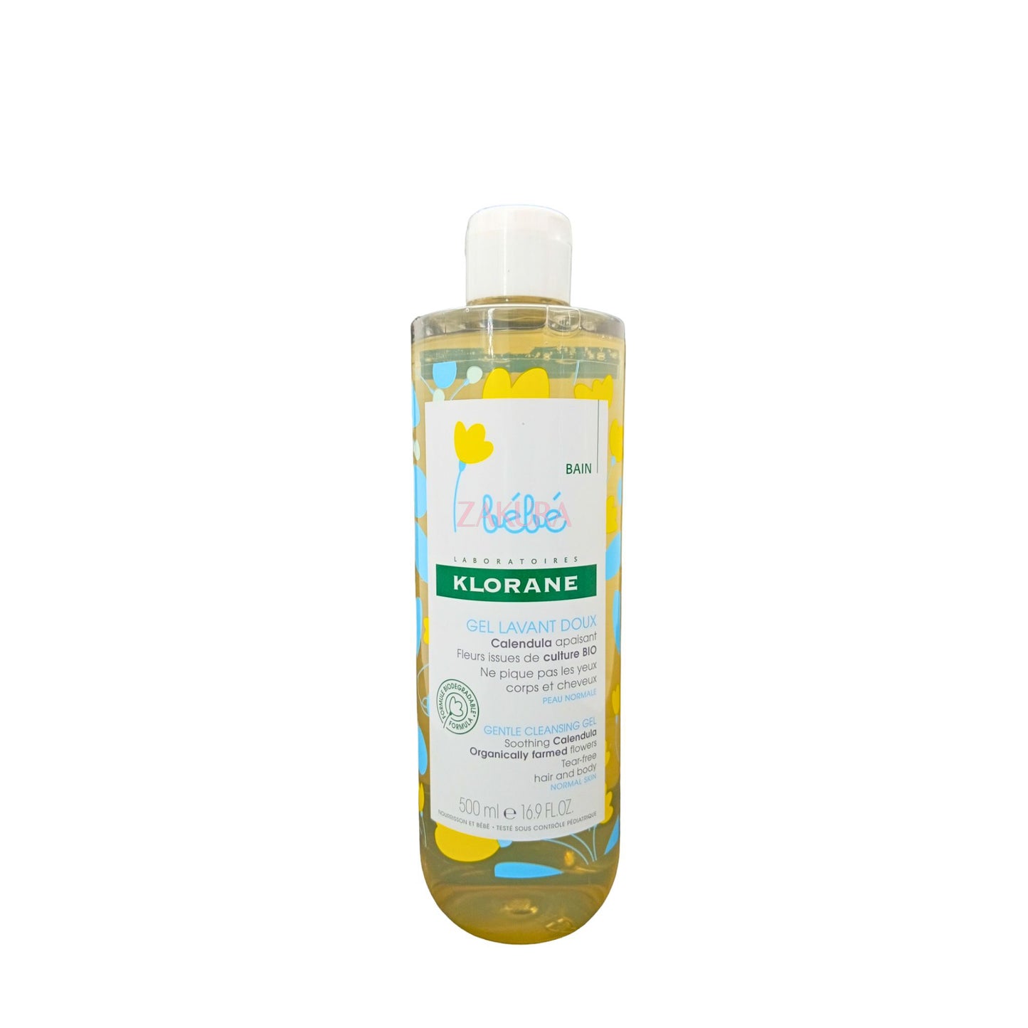 Klorane Baby Gentle Cleansing Gel (500ml/500ml x 2) 500ml