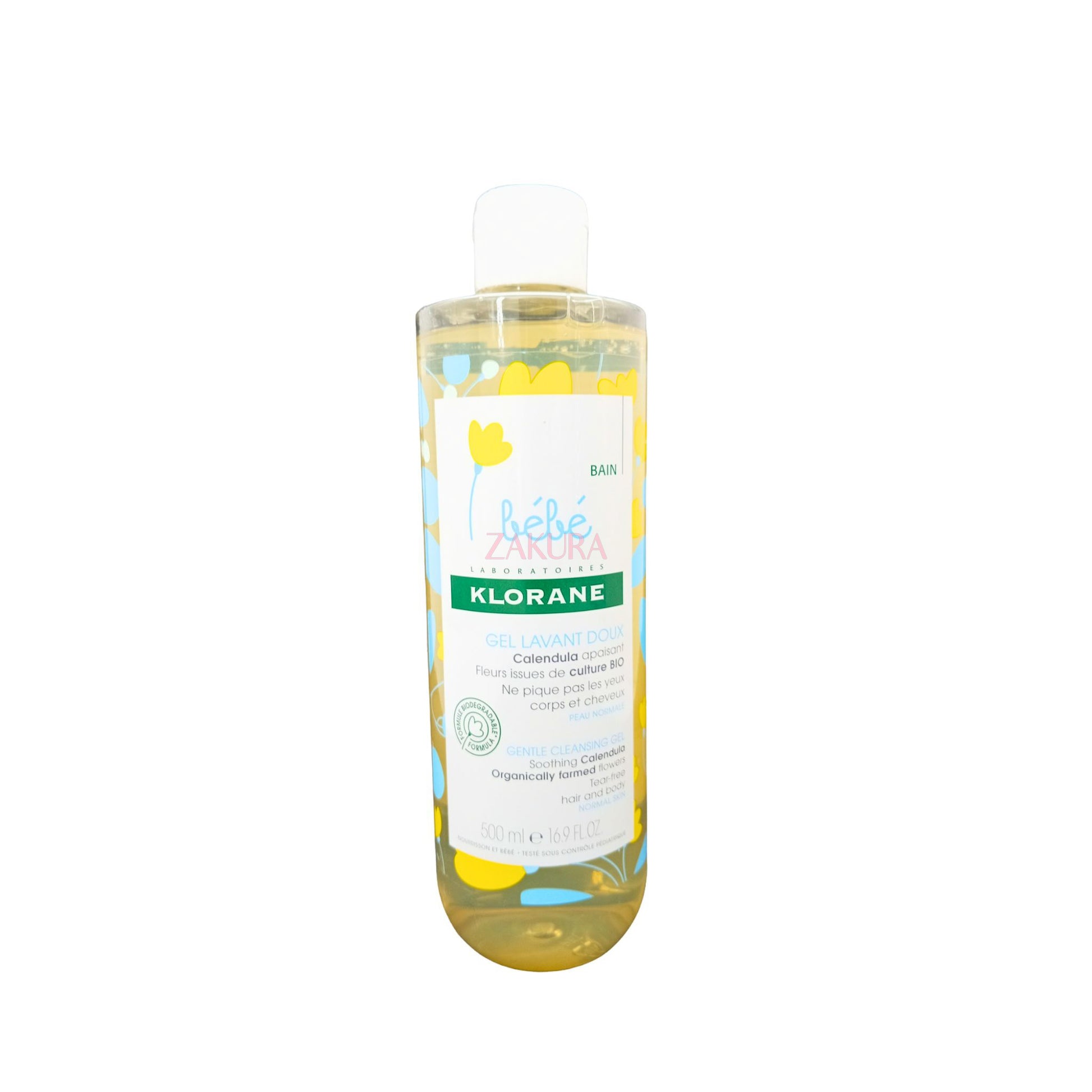 Klorane Baby Gentle Cleansing Gel (500ml/500ml x 2) 500ml