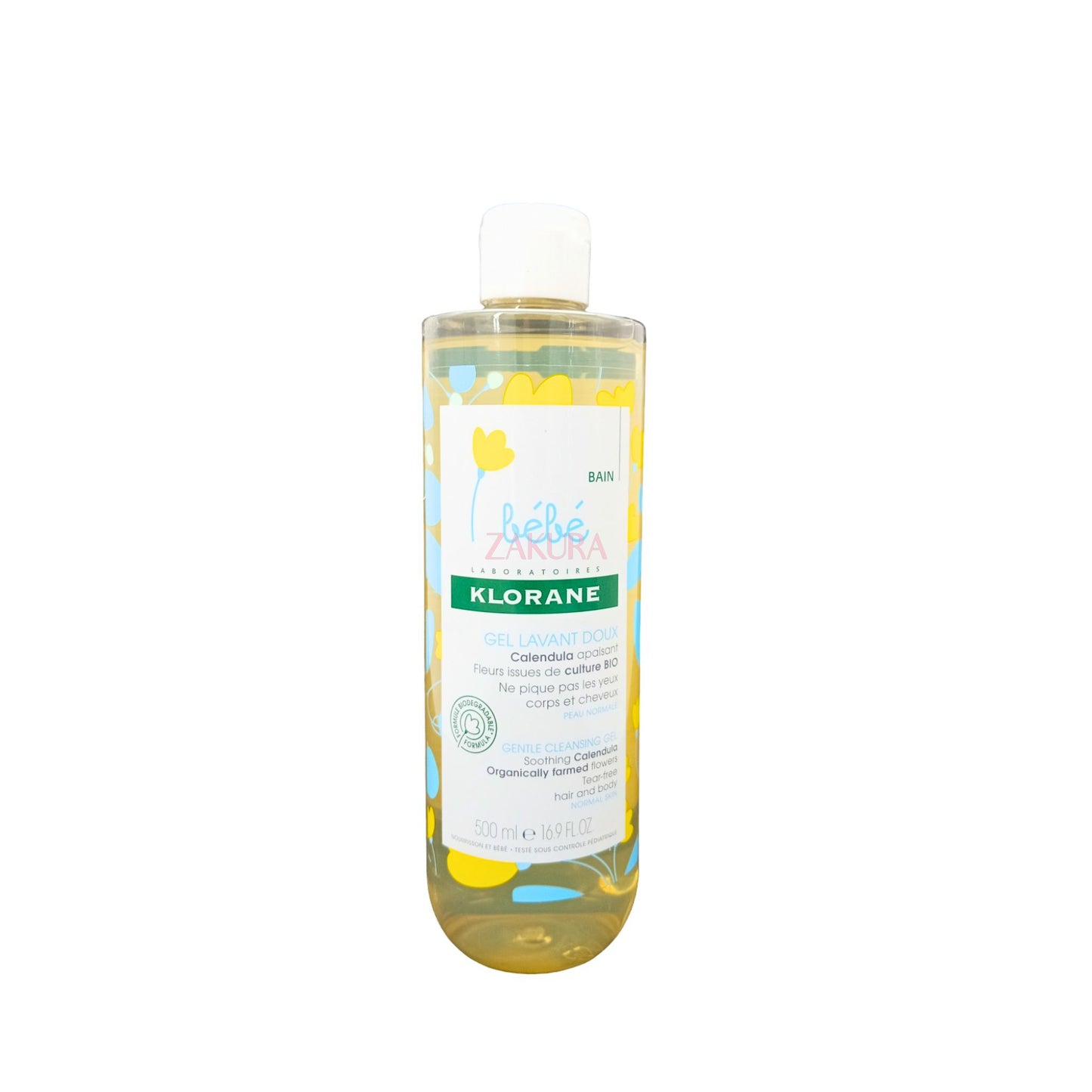 Klorane Baby Gentle Cleansing Gel (500ml/500ml x 2) 500ml