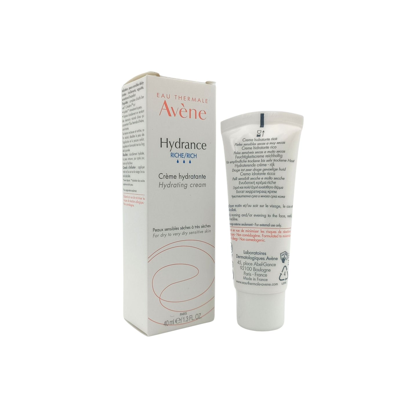 Avene Hydrance Rich Hydrating Cream 40ml