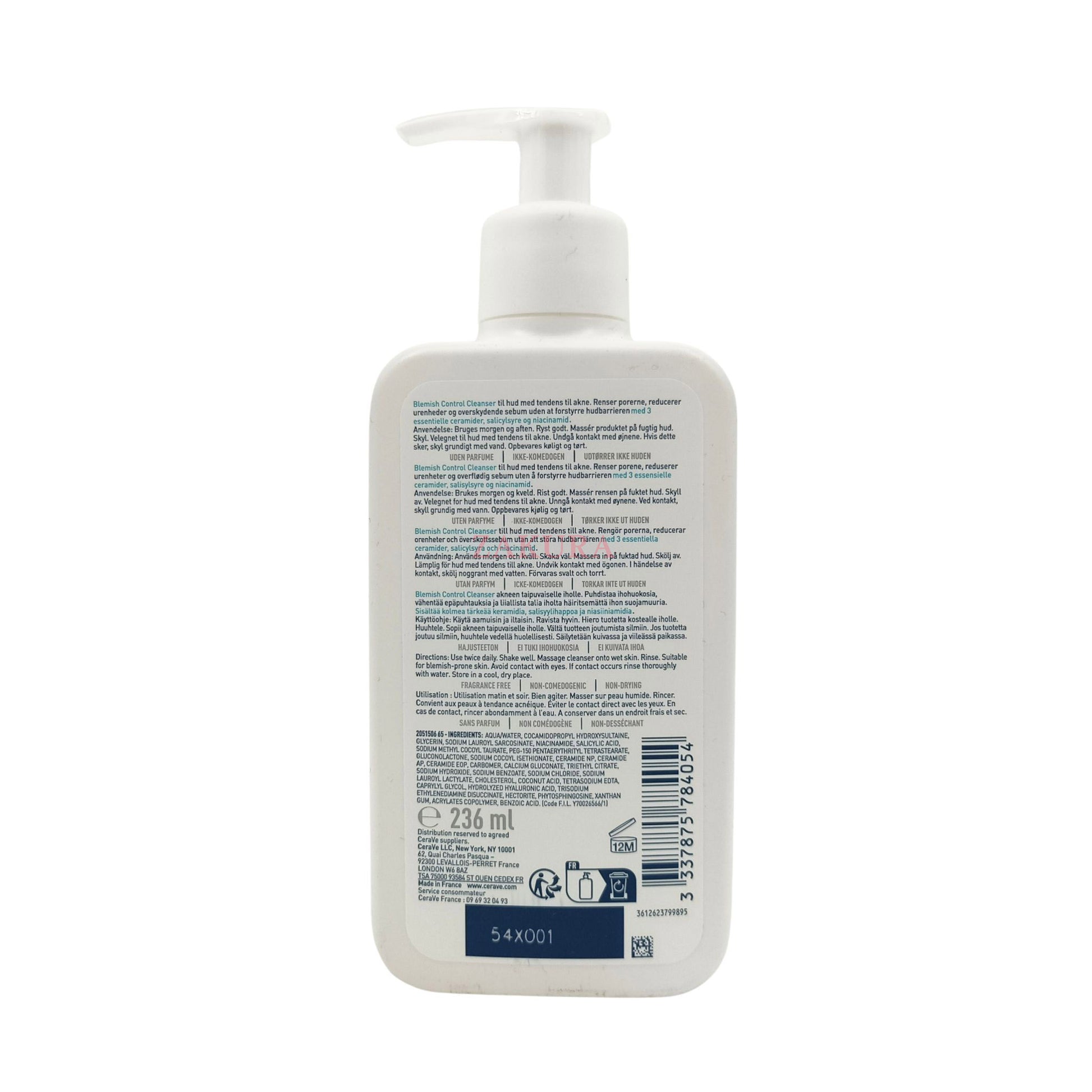 CeraVe Blemish Control Cleanser 236ml