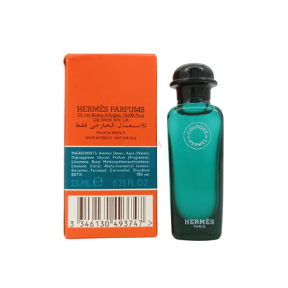 Hermes Eau D'Orange Verte Cologne Spray (7.5ml Miniature/15ml) 7.5ml