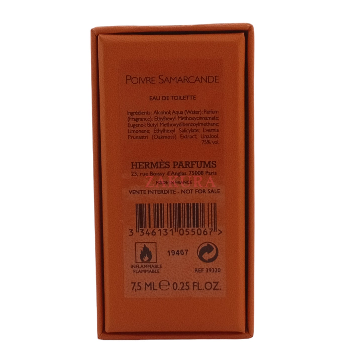 Hermes Poivre Samarcande Eau De Toilette (Miniature) 7.5ml