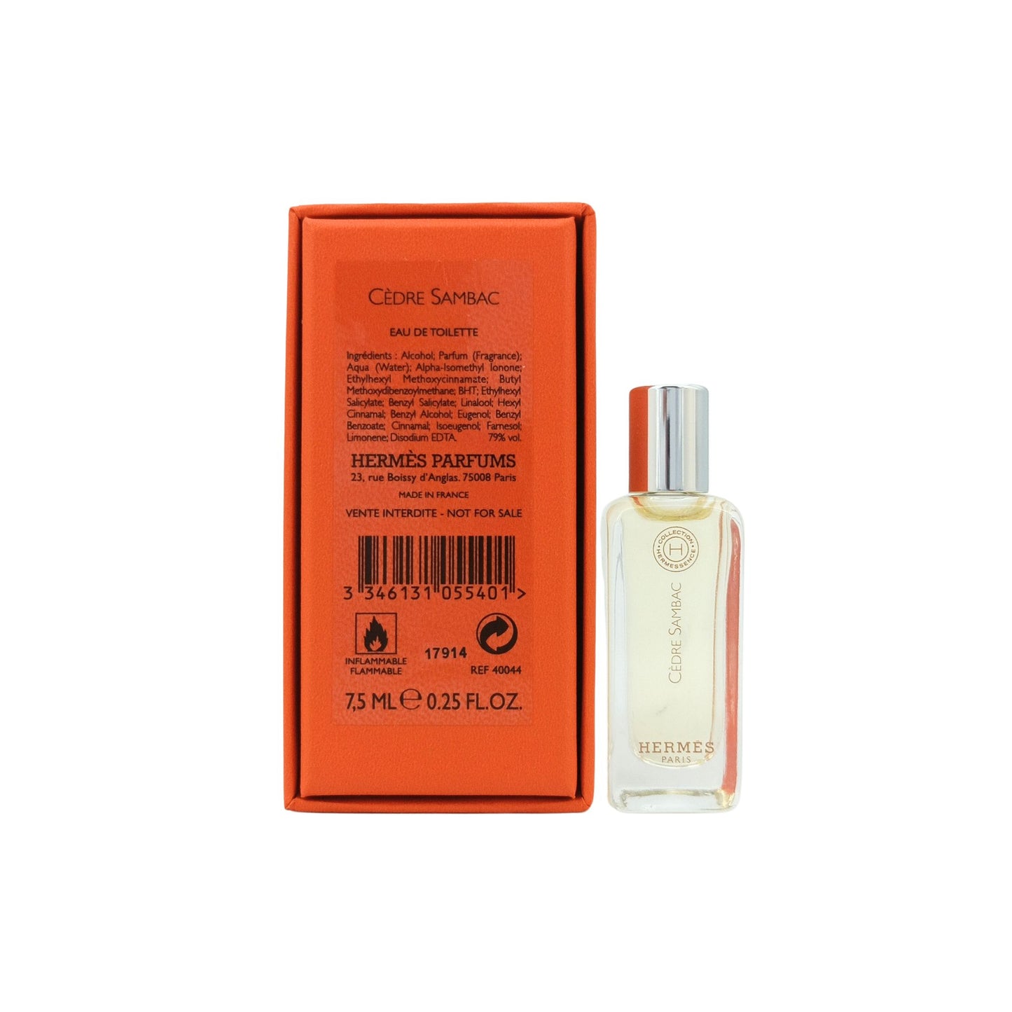 Hermes Cedre Sambac Eau De Toilette Spray (Miniature) 7.5ml