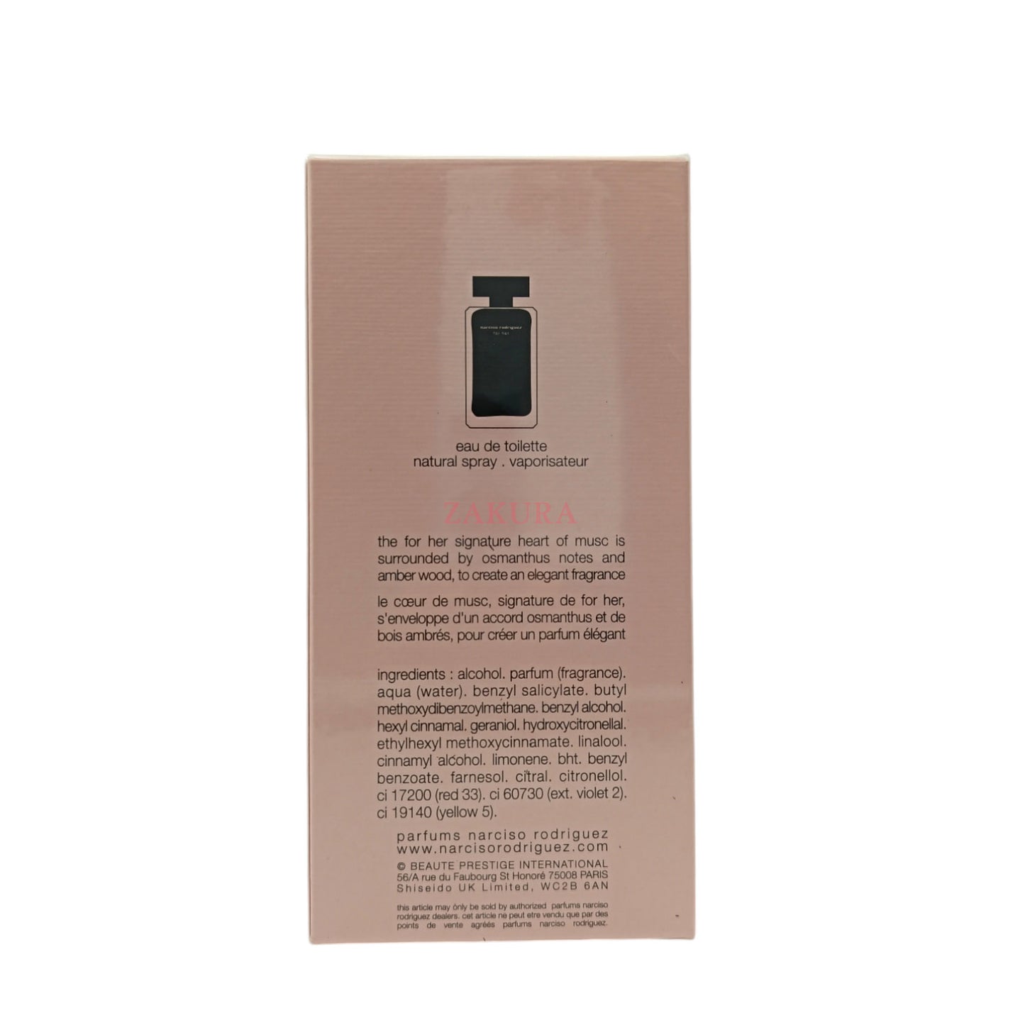 Narciso Rodriguez For Her Eau De Toilette Spray (50ml/100ml)