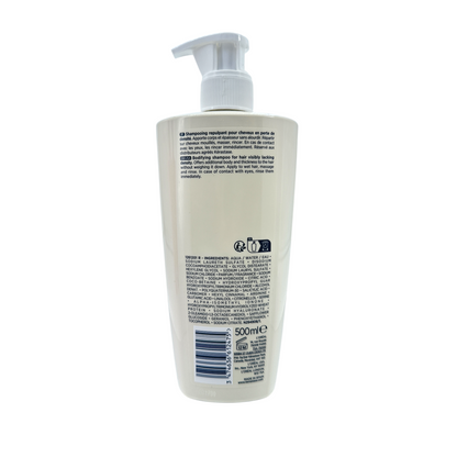 Kerastase Densifique Bain Densité Bodifying Shampoo 500ml – thickening shampoo for fine and thinning hair, available at Zakura Global.