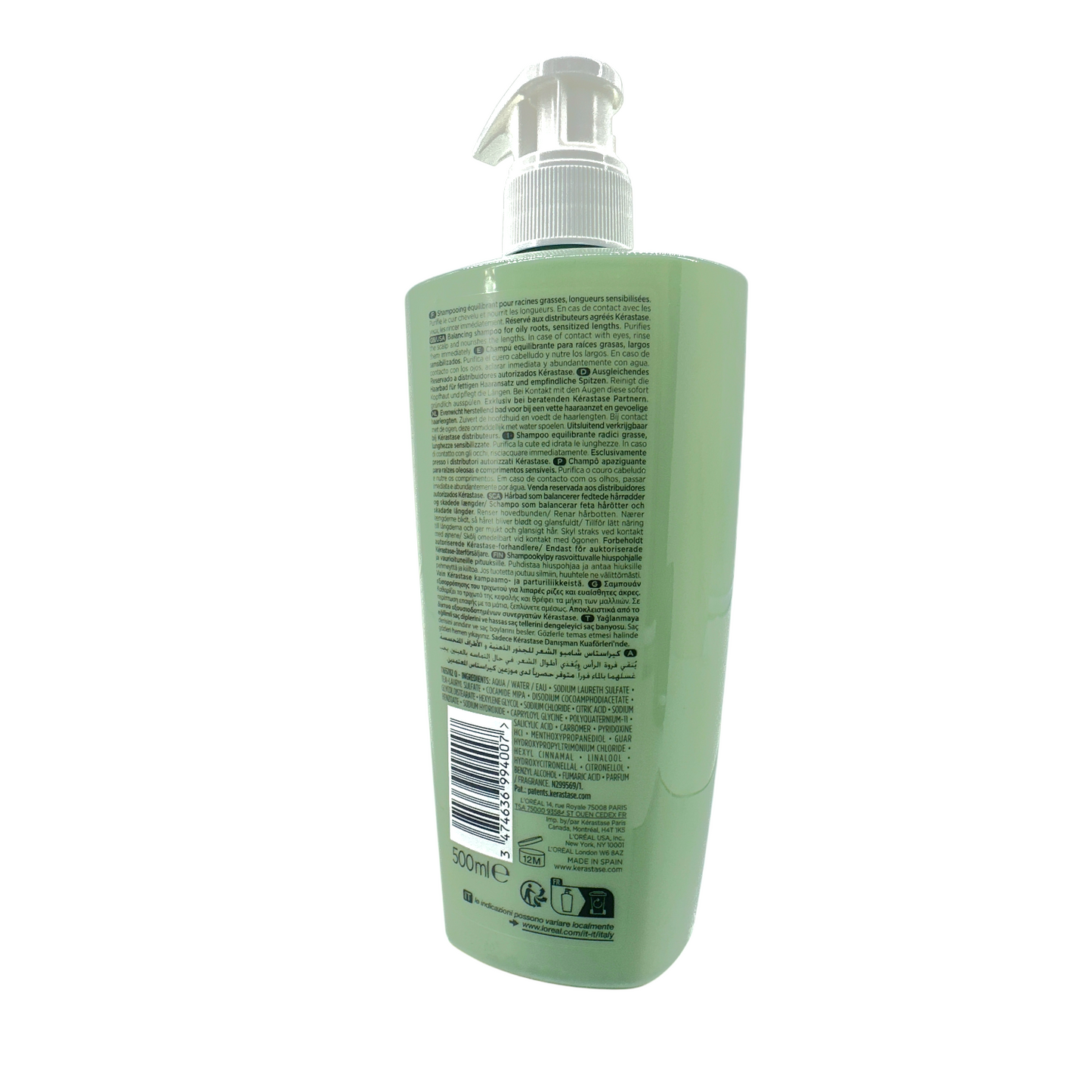 Kerastase Specifique Bain Divalent Balancing Shampoo 500ml – scalp purifying and hair nourishing shampoo, available at Zakura Global.