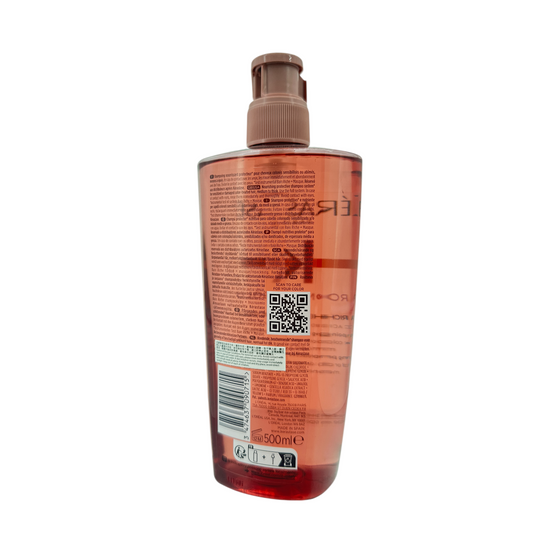 Kerastase Chroma Absolu Bain Riche Chroma Respect Shampoo 500ml – sulfate-free shampoo for medium to thick color-treated hair, available at Zakura Global.

