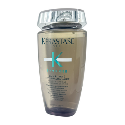 Kerastase Symbiose Purifying Anti-Dandruff Shampoo – sulfate-free shampoo for oily scalp and dandruff care, available at Zakura Global.

