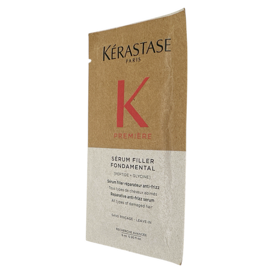Kerastase Première Serum Filler Fondamental Miniature 6ml – lightweight leave-in hair repair serum for damaged and chemically treated hair, available at Zakura Global.