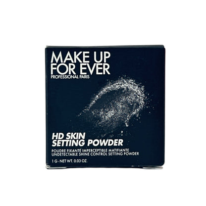 Make Up For Ever HD Skin Setting Powder 0.2 Corrective Lavender Mini 1g compact for brightening and setting makeup from Zakura Global.