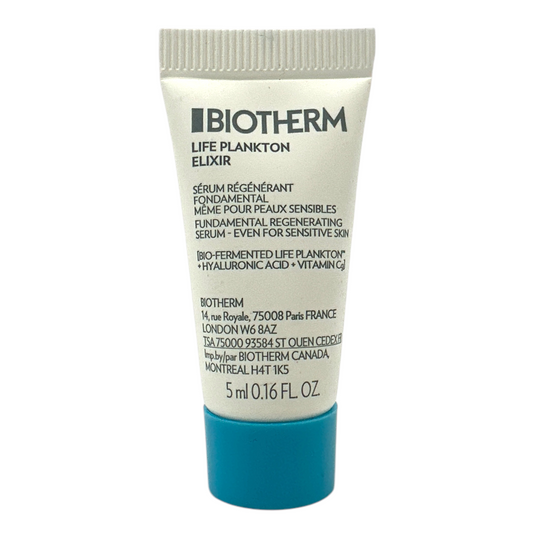 Biotherm Life Plankton Elixir Miniature – anti-aging serum with Life Plankton and hyaluronic acid, available at Zakura Global.