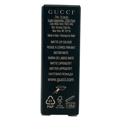 Gucci Rouge A Levres Mat Lip Colour-25 Goldie Red Mini 1g
