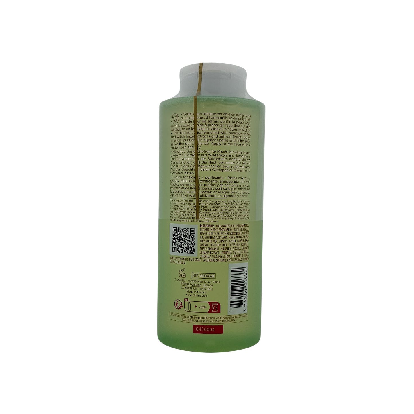 Clarins Purifying Toning Lotion - Combination to Oily Skin 400ml