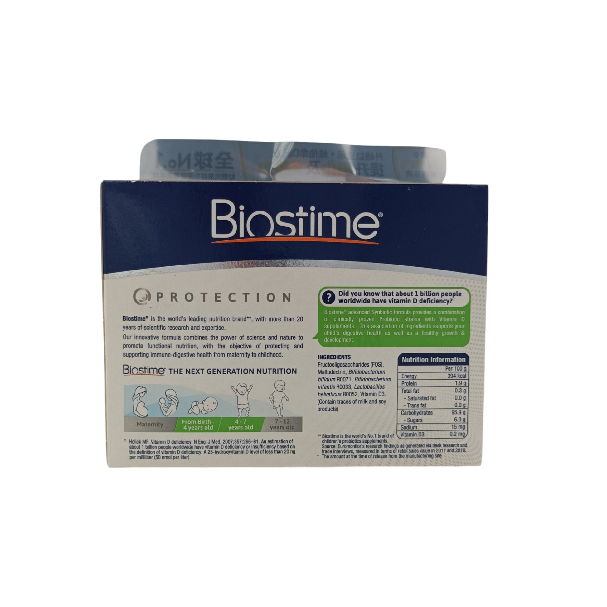 Biostime Probiotics With Vitamin D For Children 28packs