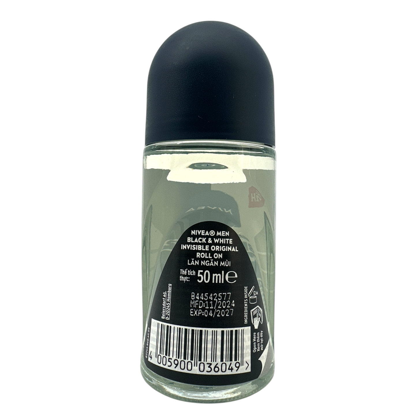 Nivea Men Black & White Invisible Original Roll On 50ml