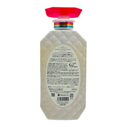 Moist Diane Miracle You Shine Shine Shampoo – shine-enhancing shampoo for dull and dry hair, available at Zakura Global.