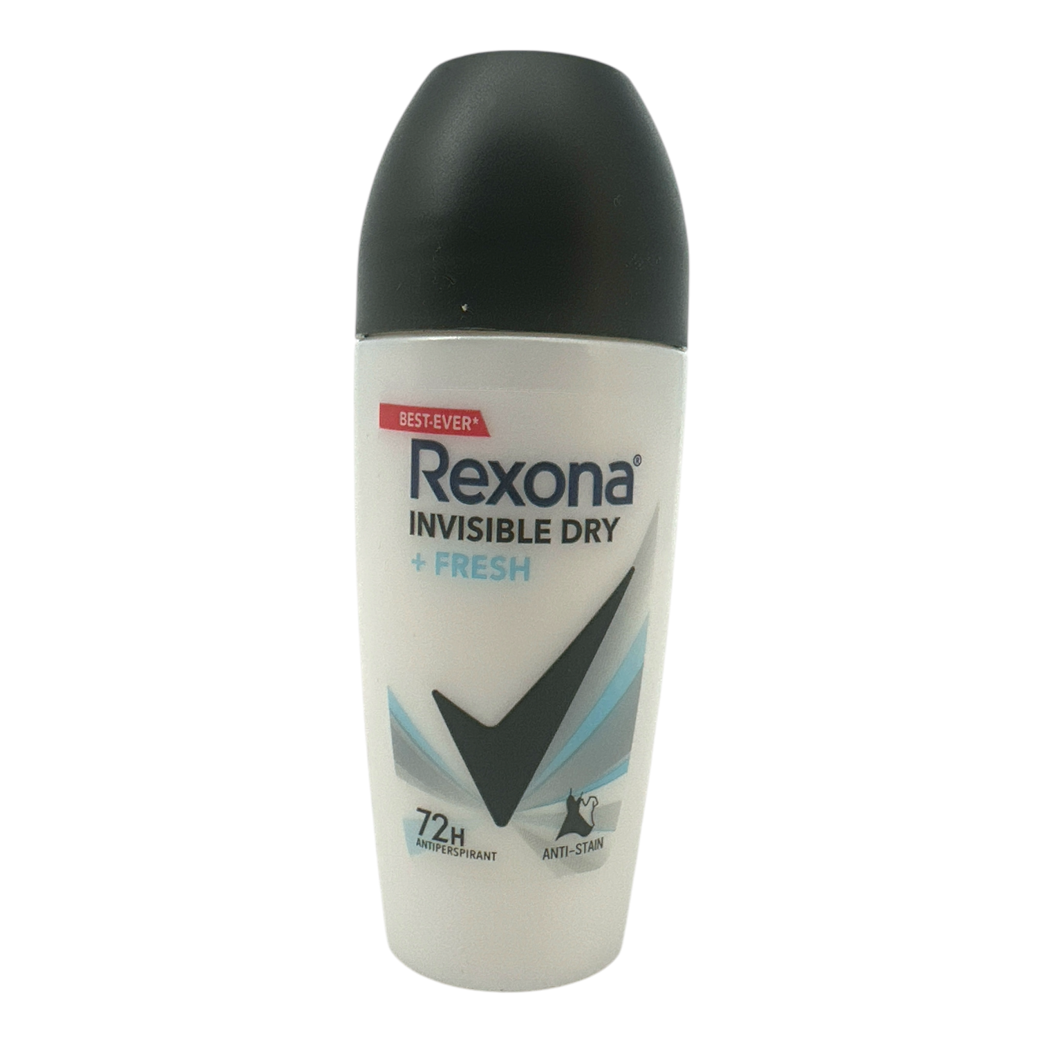 Rexona Invisible Dry + Fresh Roll-On – anti-perspirant with anti-stain technology and 72-hour protection, available at Zakura Global.