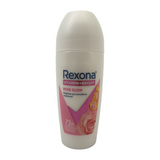 Rexona Bright Rose Glow Roll-On – brightening anti-perspirant with vitamins and rose scent, available at Zakura Global.