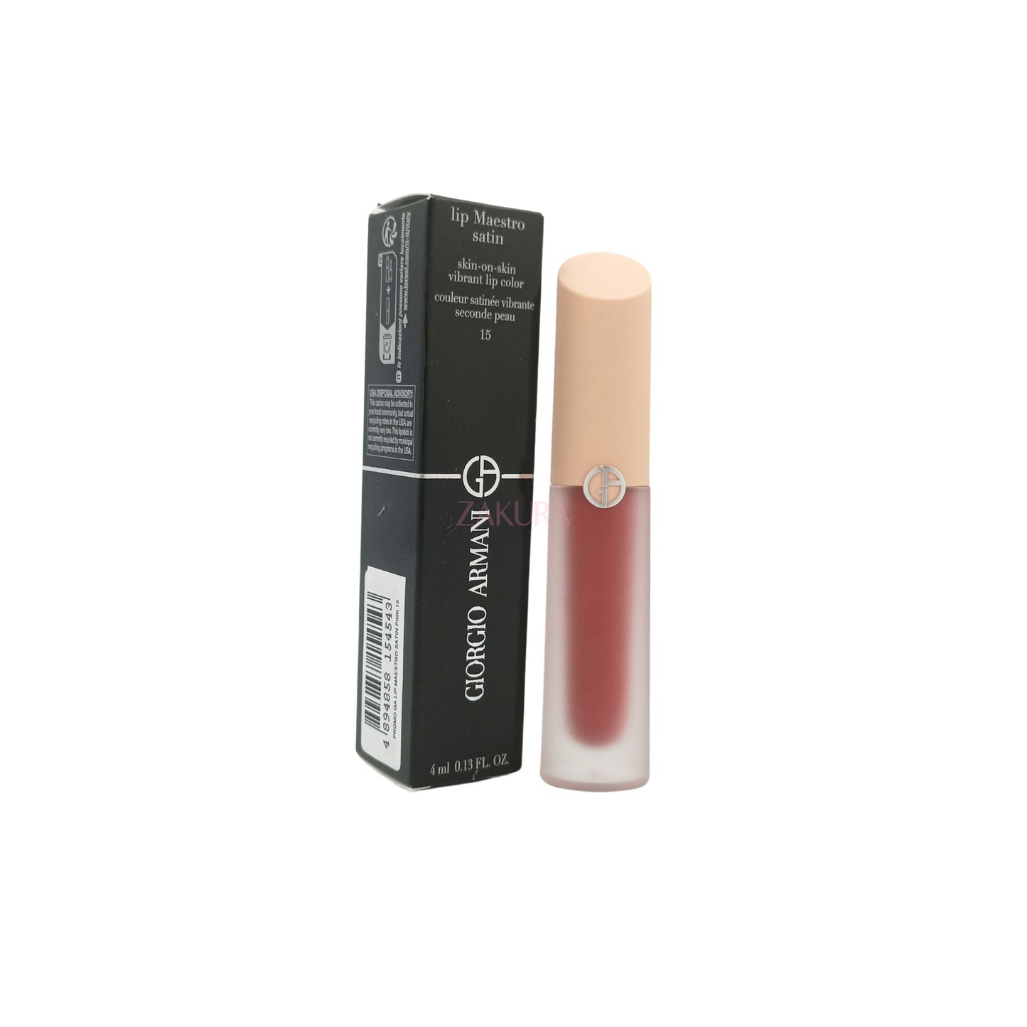 Giorgio Armani Lip Maestro Satin Skin-On-Skin Vibrant Lip 4ml 15