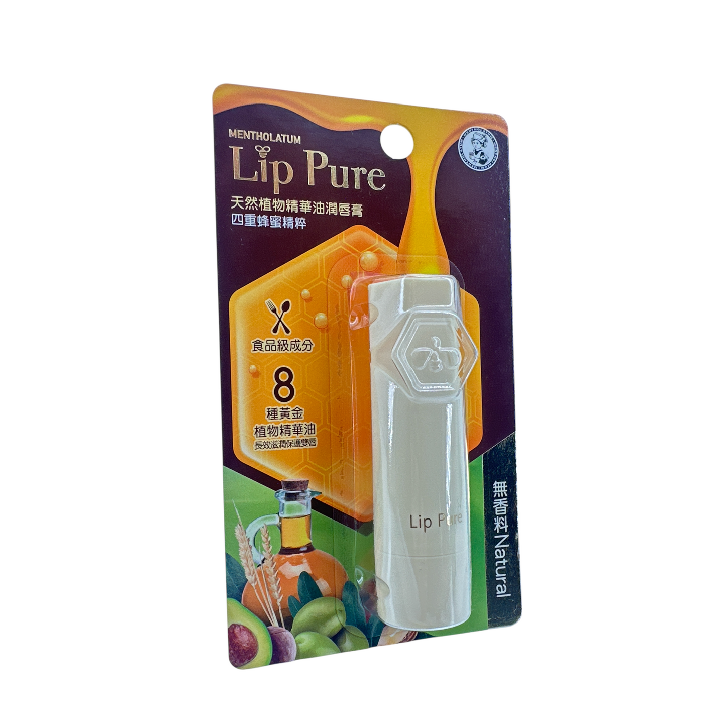 Mentholatum Lip Pure Oil - Natural 4g