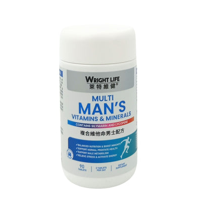 Wright Life Multi Vitamins & Minerals 90caps (Women/Men) Men