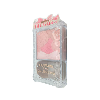 Canmake Glow Fleur Cheeks - (01/02) 6.3g 01 Peach Fleur