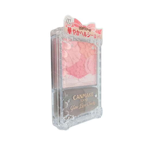 Canmake Glow Fleur Cheeks - (01/ 02) 6.3g 02 Apricot Fleur