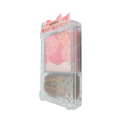 Canmake Glow Fleur Cheeks - (01/02) 6.3g 02 Apricot Fleur