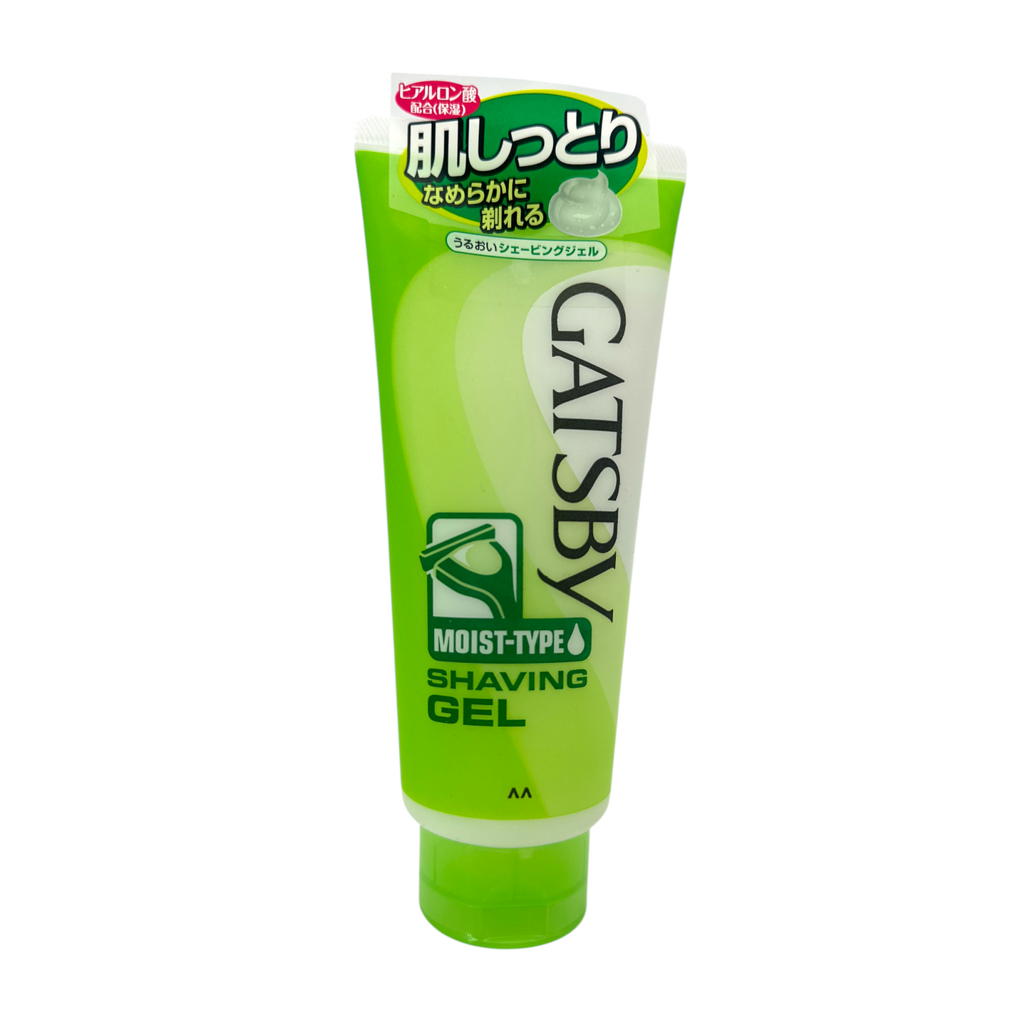 Gatsby Shaving Gel Moist Type – 130g tube for smooth shaving, available at Zakura Global.
