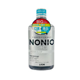 Nonio Fresh White Mint Mouthwash 1000ml bottle with whitening and fresh mint formula from Zakura Global.