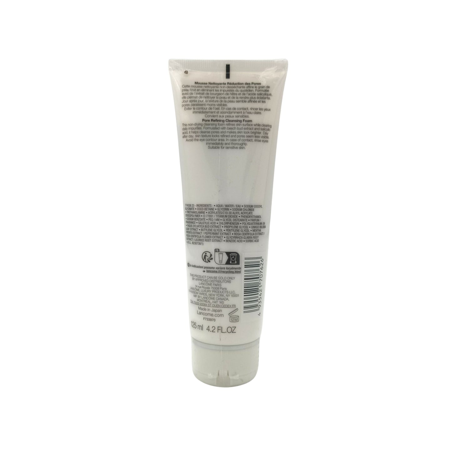 Lancome Clarifique Pore Refining Cleansing Foam 125ml