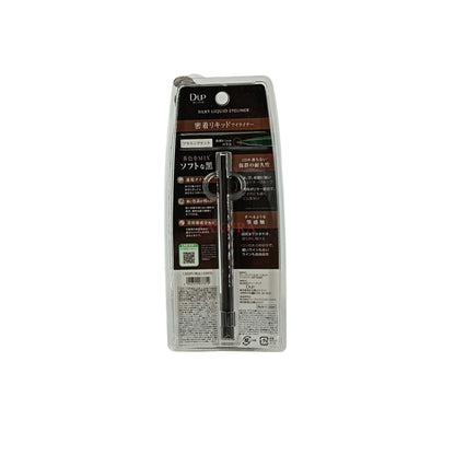 D-UP Silky Liquid Eyeliner Waterproof 1pc (Black/Brown Black/Natural Brown/Chiffon Brown/Milk Cappuccino)