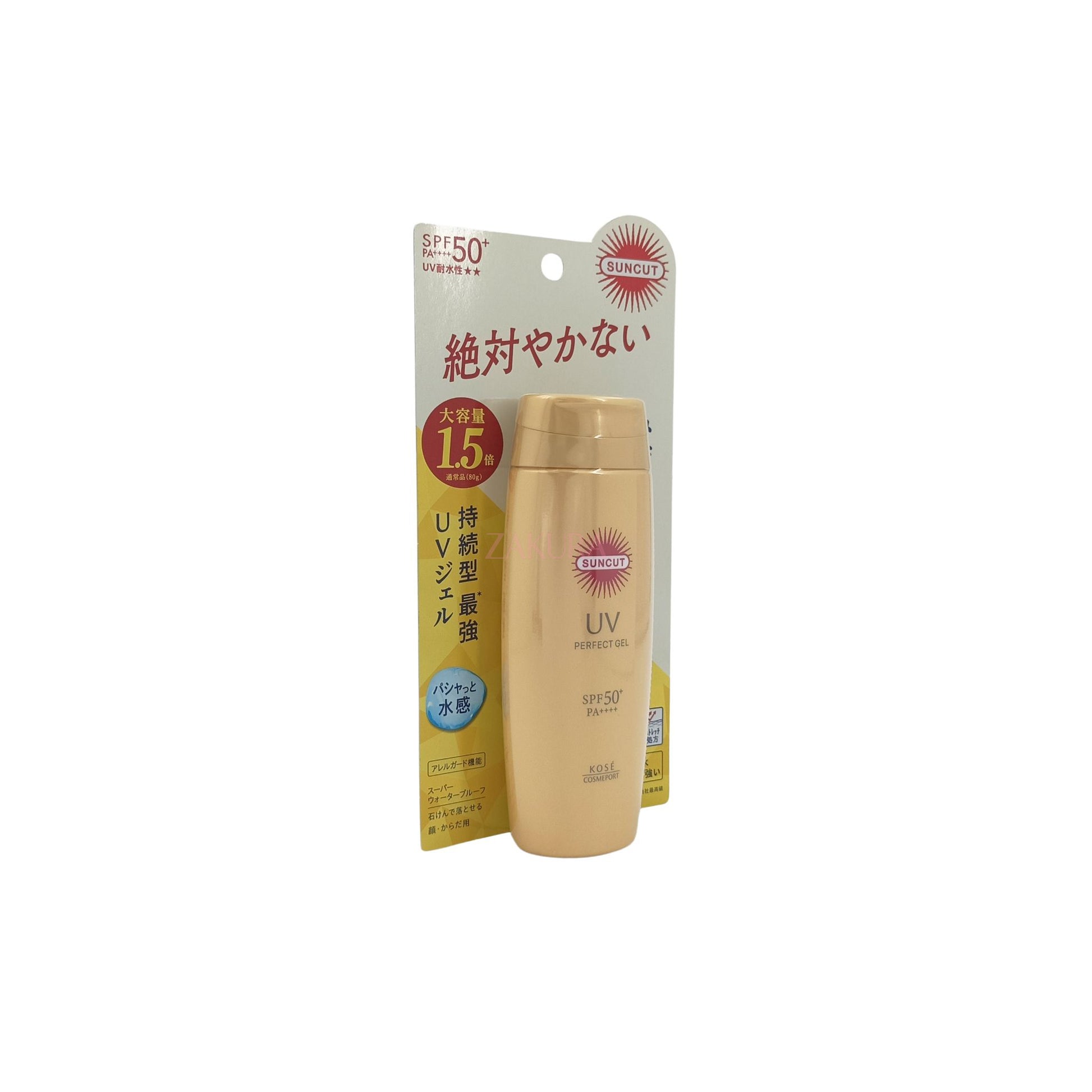 Kose Suncut UV Protect Super Water Proof Gel SPF 50+ (80g/ 120g) 120g