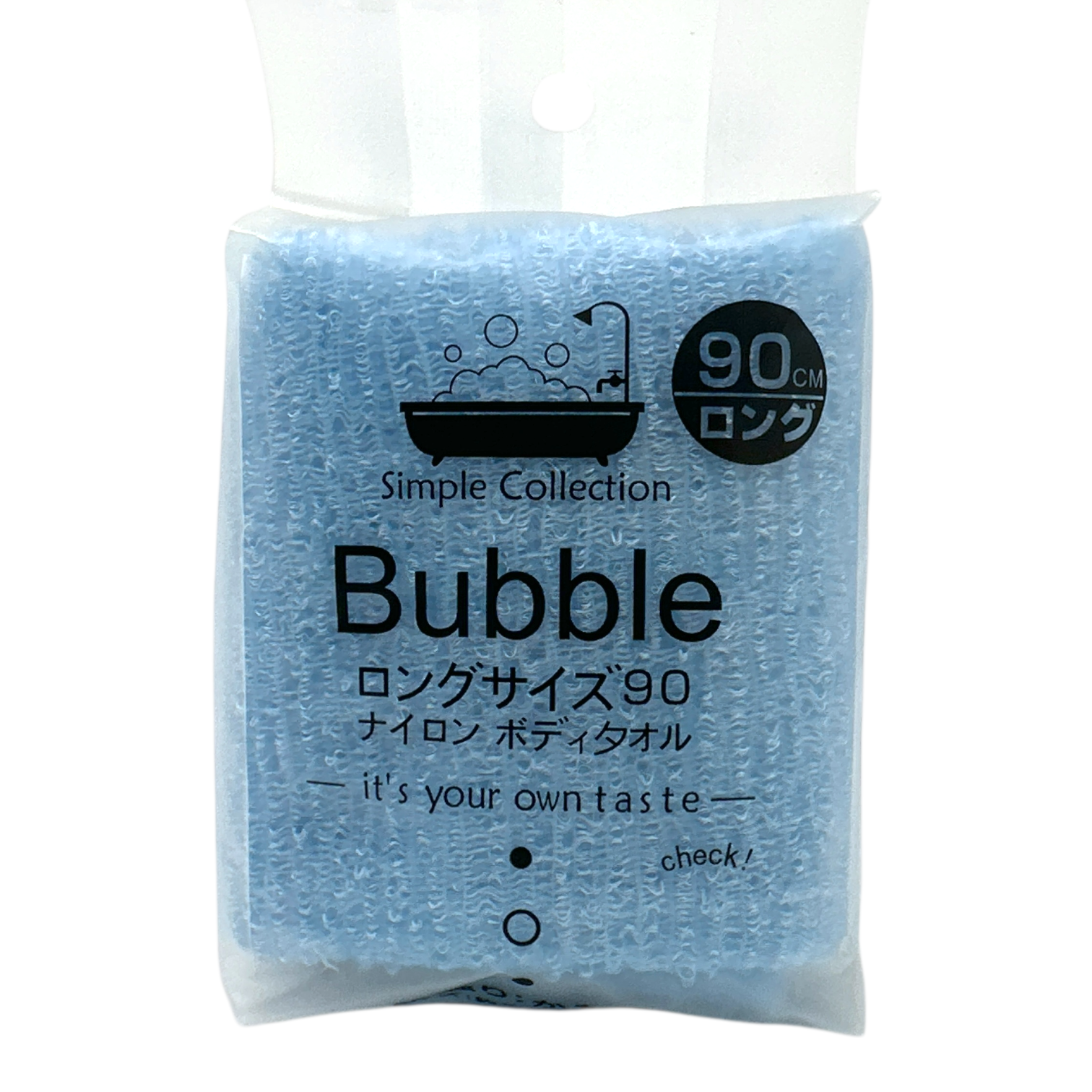 Genral Bubble Bath Towel 30x90cm 1pc