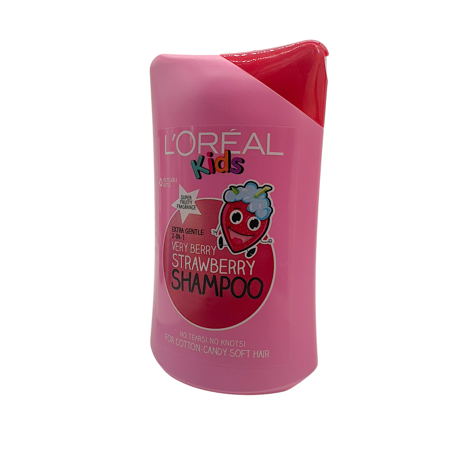 L'Oreal Kids Berry Strawberry Shampoo – tear-free fruity shampoo for kids, available at Zakura Global.