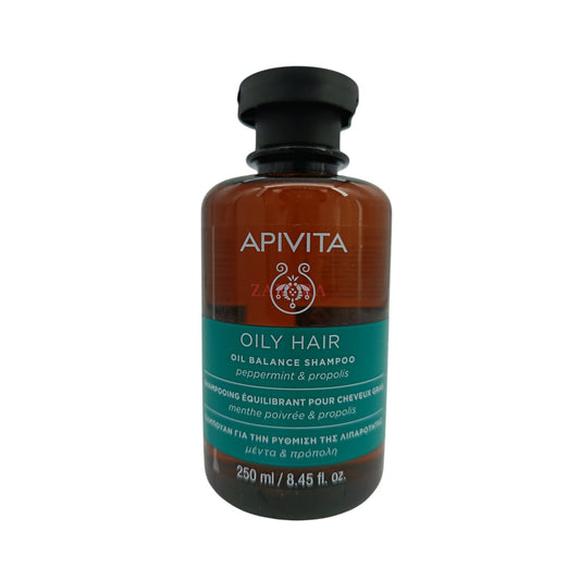 Apivita Oil Balance Shampoo with Peppermint & Propolis 250ml