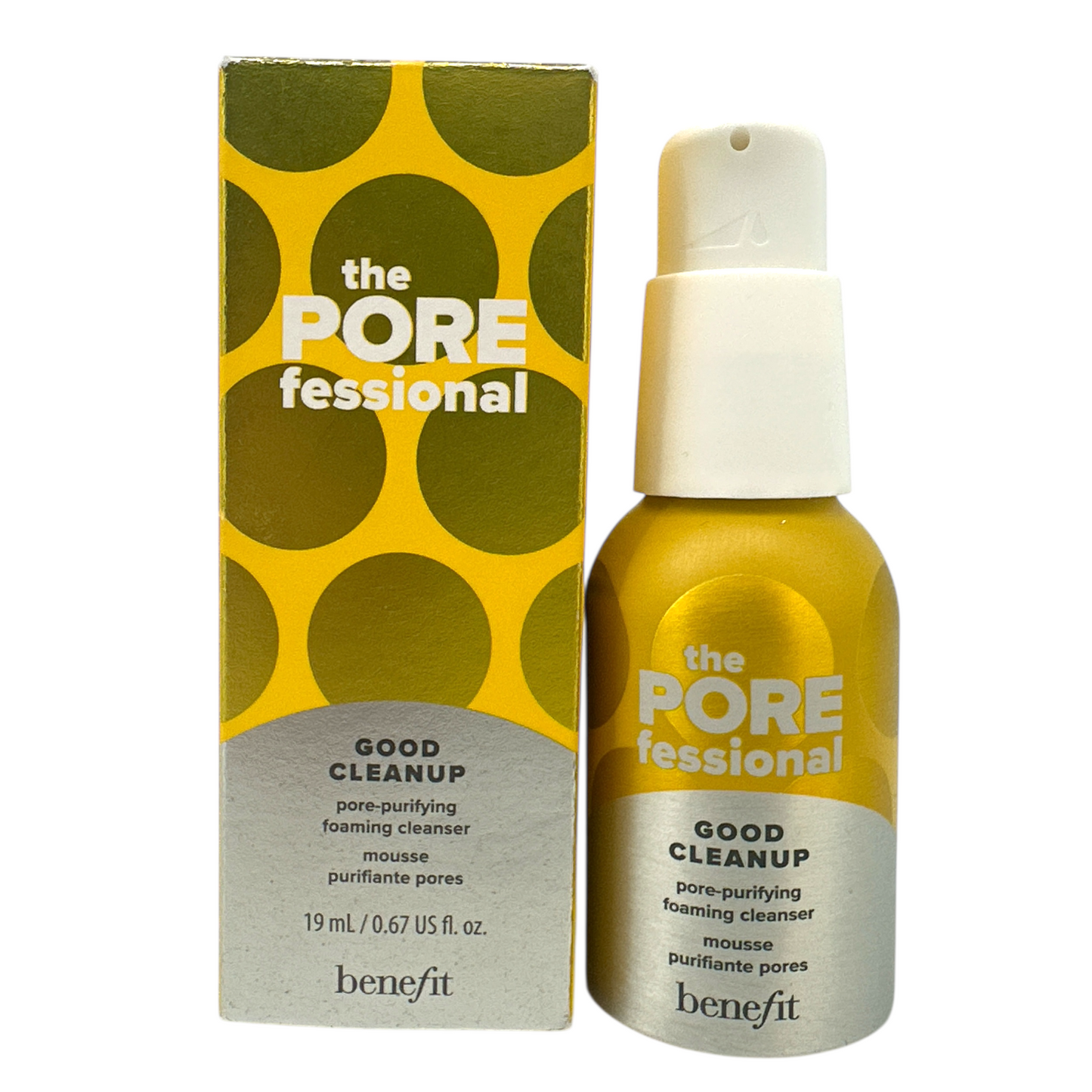 Benefit POREfessional Good Cleanup Foaming Cleanser Mini 19ml – pore-purifying gel-to-foam cleanser for all skin types, available at Zakura Global.

