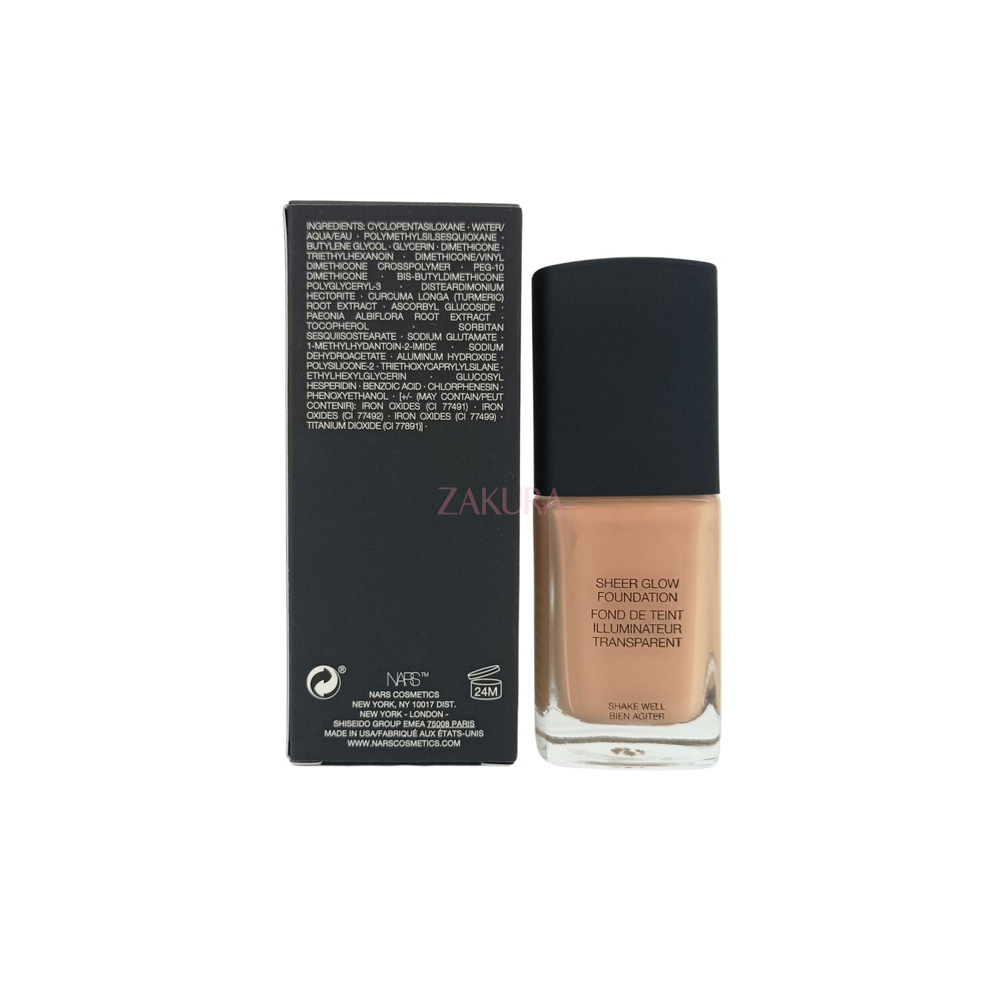 NARS Sheer Glow Foundation 30ml (Mont Blanc/ Punjab/ Fiji/ Gobi)
