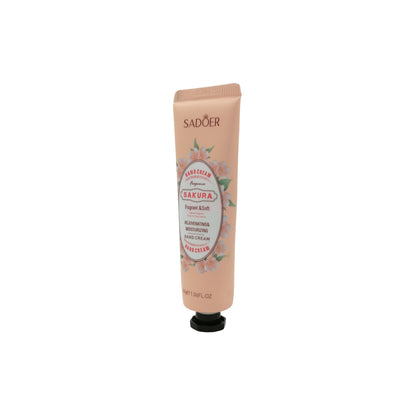 SADOER Hand Cream 30g (Rose/Avocado/Peach/Sakura/Horse Oil/Milk/Sheep) Sakura